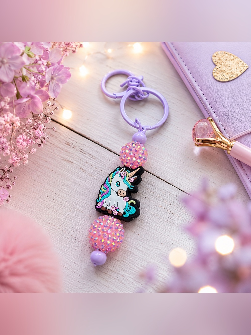 Unicorn Keychain